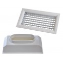 GRILLES SOUFFLAGES BLANCHES POUR DIAMETRE 160