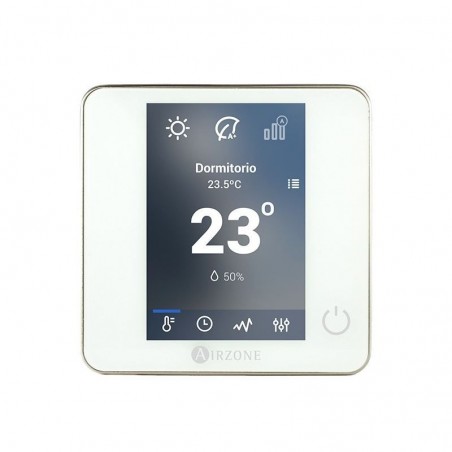 Thermostat AirZone BlueFace Filaire - Blanc