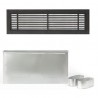 Grille Linéaire + Plénum Latéral 300x150 mm