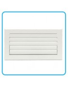 Grille Lames Courbes Blanche