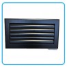 Grille Lames Courbes Noire